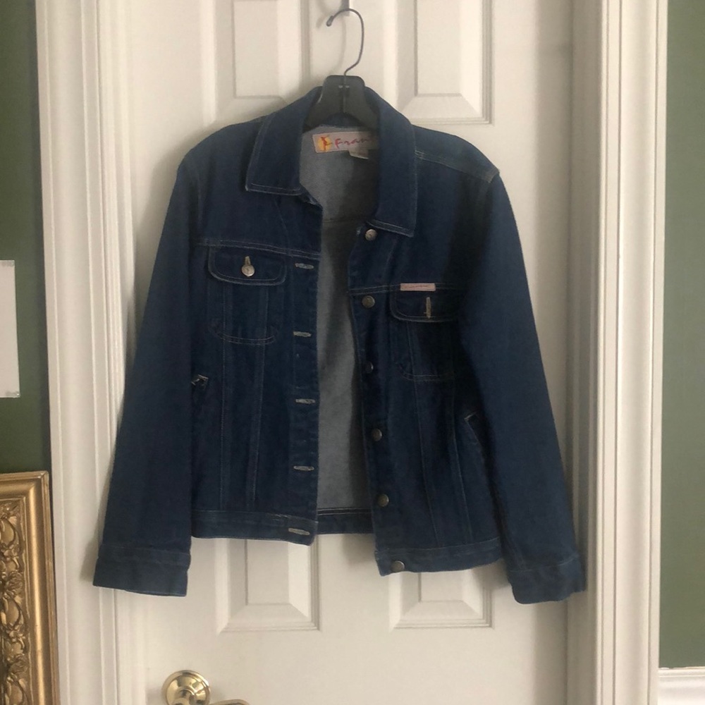 Dark denim jacket!